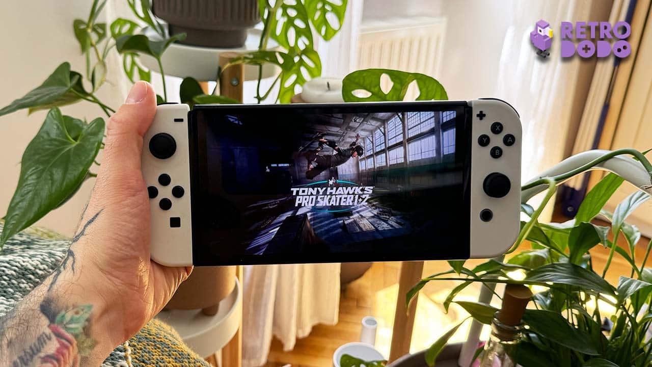 Tony Hawk's Pro Skater 1 + 2 on OLED Switch