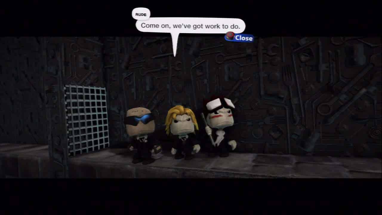 A screenshot from Jamie Colliver's FF7 & LBP 2 mashup