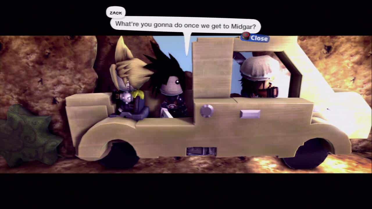 LittleBigPlanet 2 characters in a car