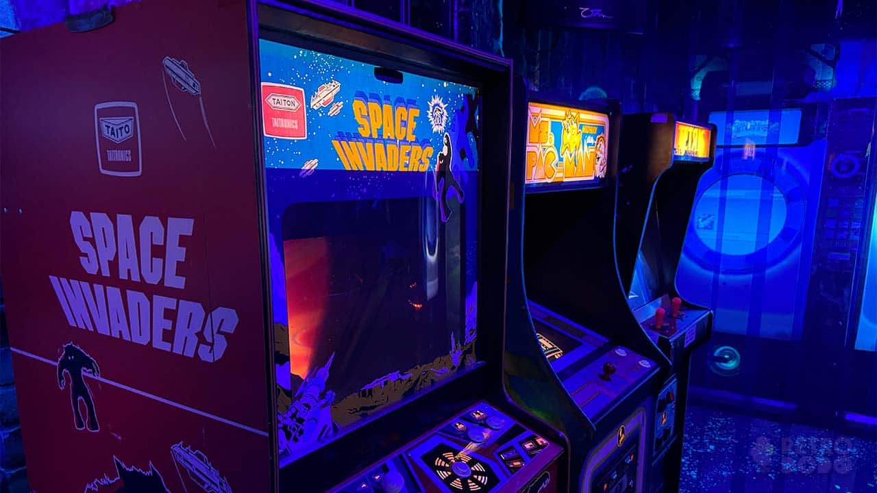 Space Invaders, Ms PAC-Man, and Tetris Arcade games from NQ64