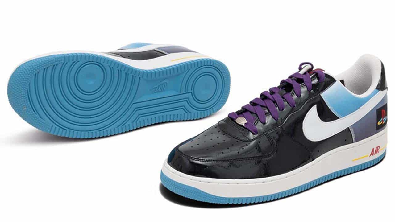 PS1 Nike Air Force 1 Lows side and sole profile