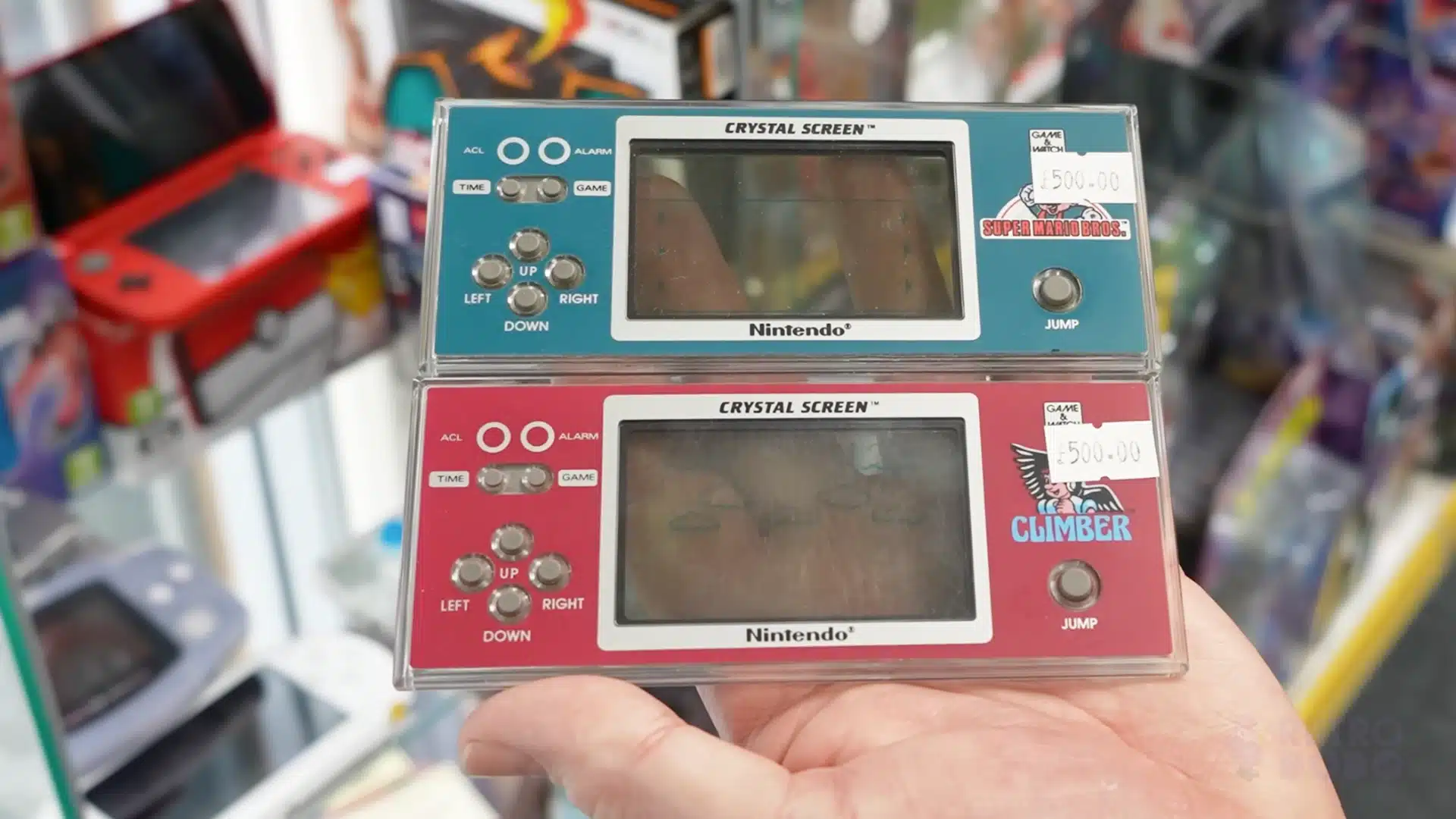 crystal screen game & watch