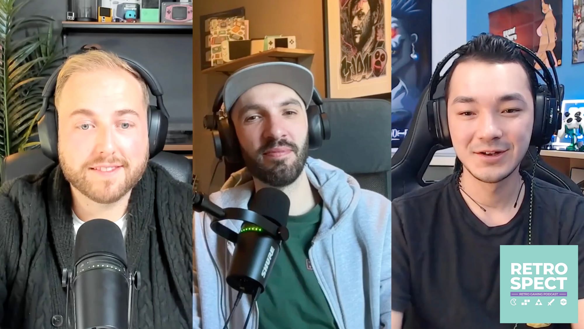 Brandon, Seb, and Slade on the Retrospect Podcast