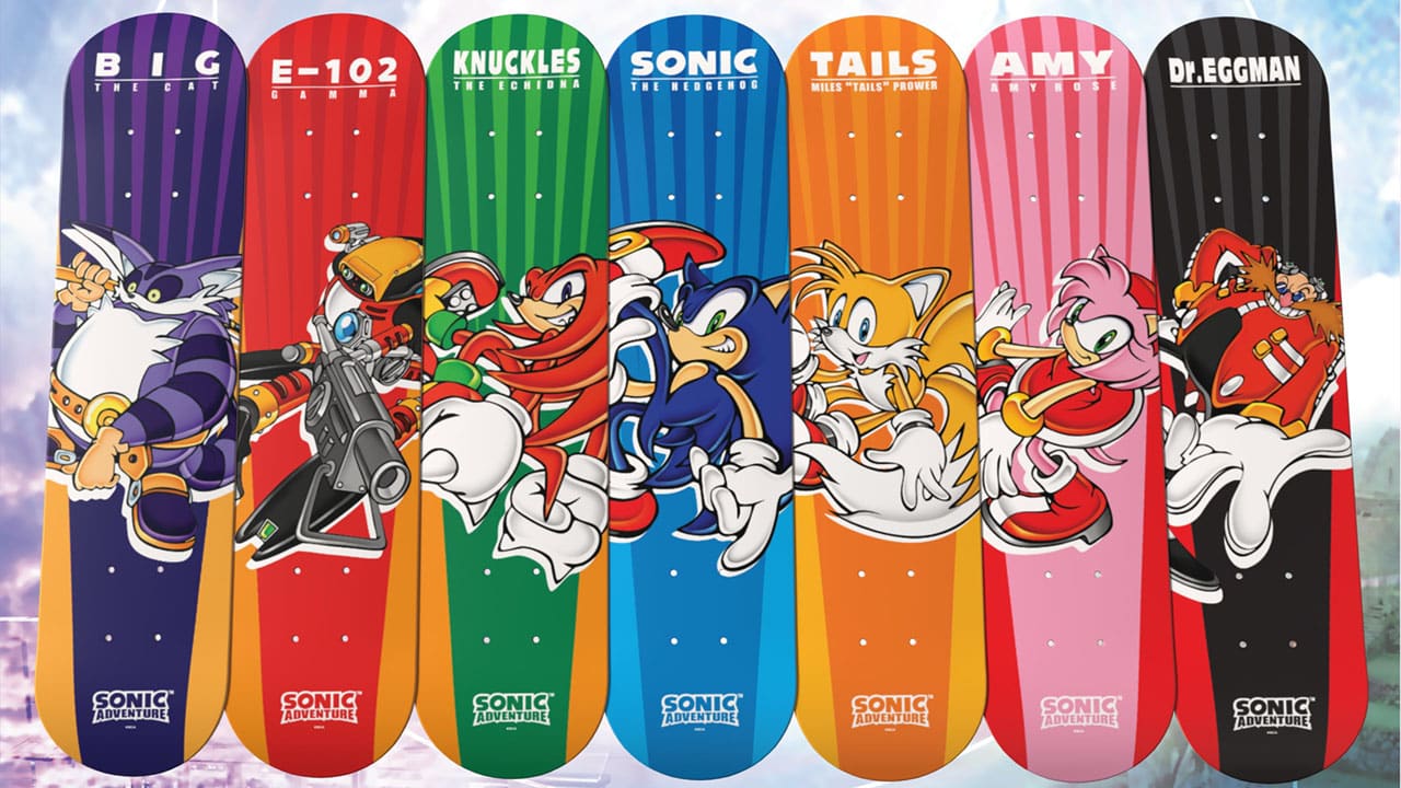 Sonic skate decks