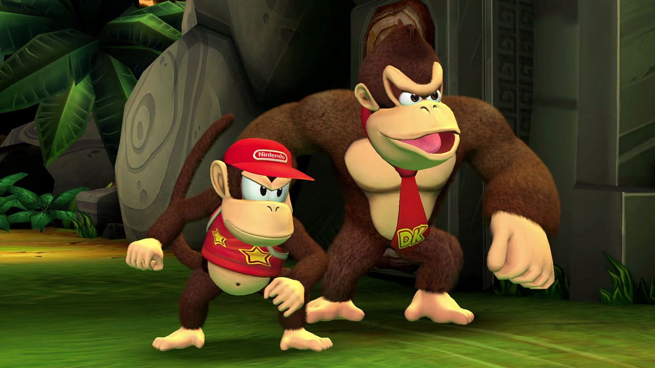 Donkey & Diddy Kong in Donkey Kong Country returns