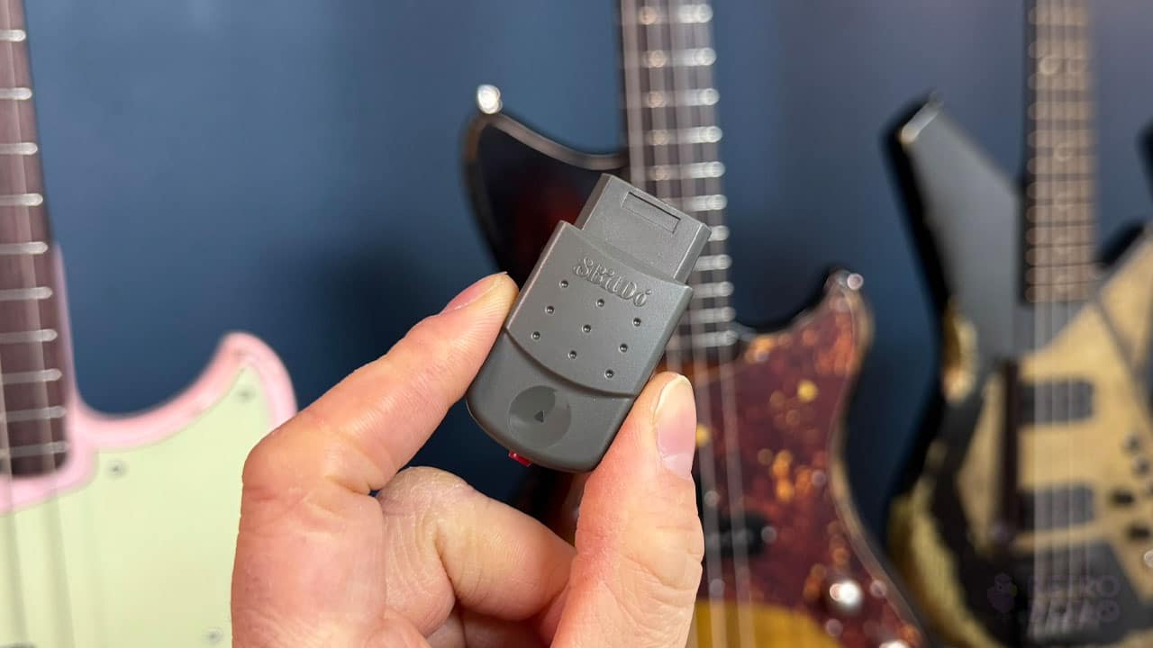 Seb holding the 8BitDo Saturn Retro Receiver