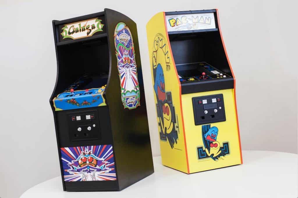 replica arcade cabinets galaga pac-man