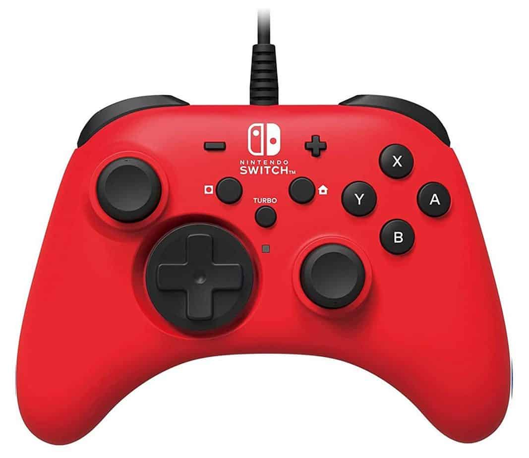 Best Nintendo Switch Controllers - Horipad wired controller in red