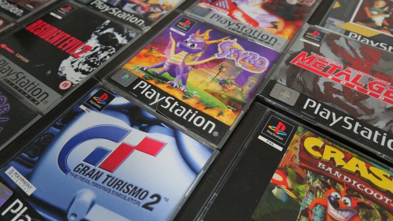 A selection of Rob's PS1 games