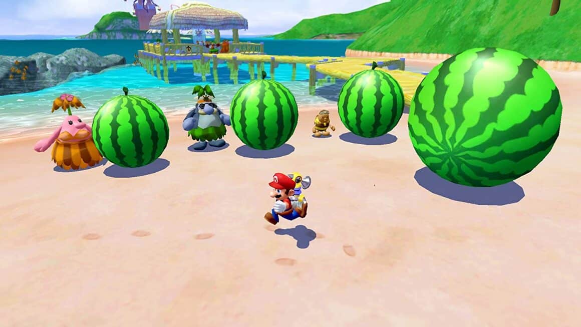 Super Mario 3D All-Stars Review - Delfino Isle Melons