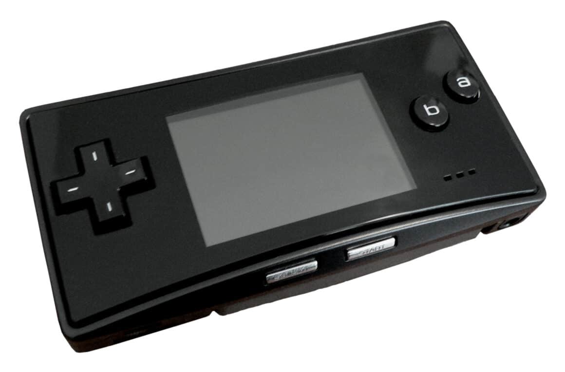 Gameboy Micro console - all black