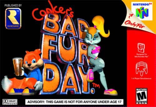 Best N64 Games - Conker's Bad Fur Day