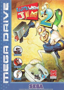 Best 90s Games - Earthworm Jim 2 Mega Drive