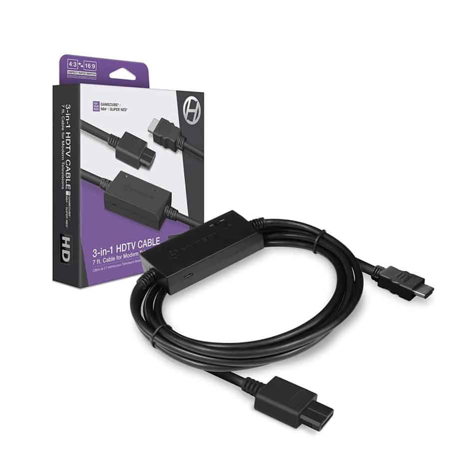 Best Gaming Cables - Hyperkin 3-in-1 Nintendo cable