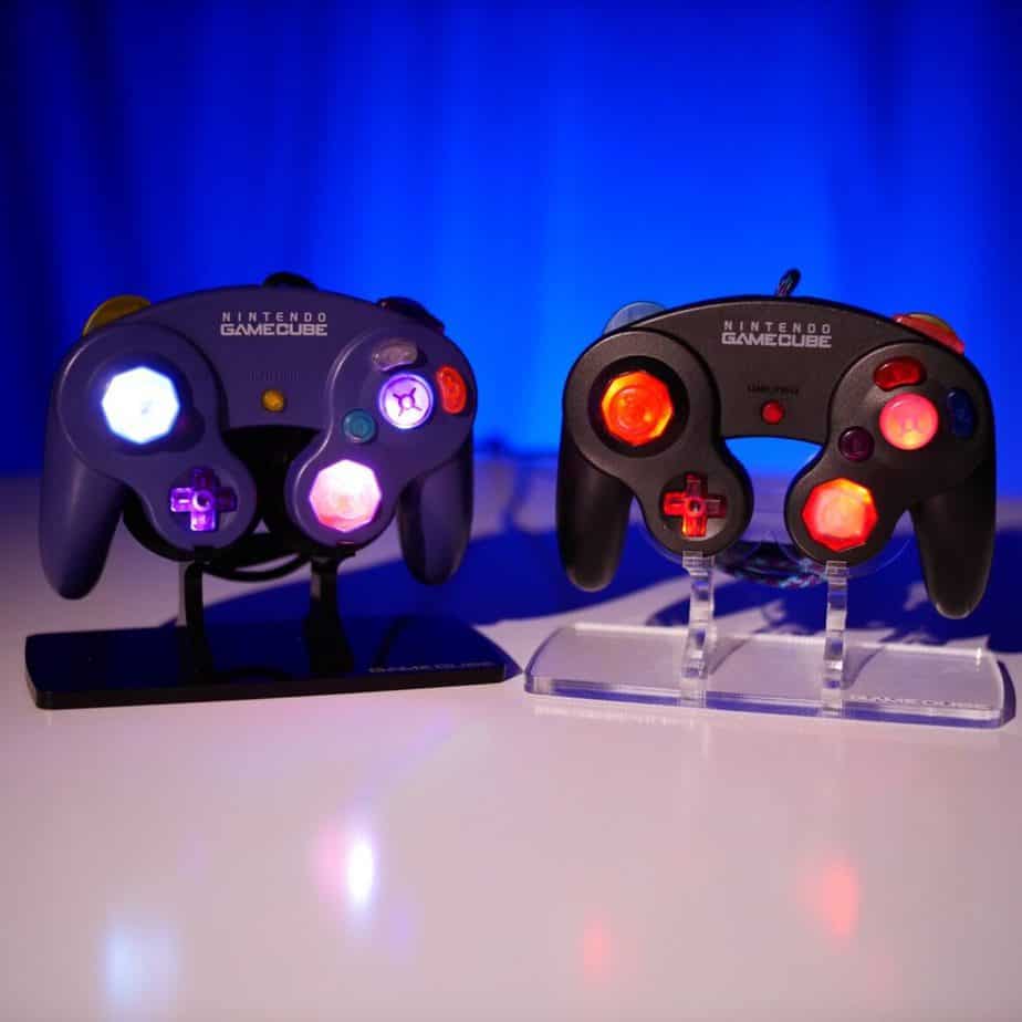 custom Gamecube controllers - led light up remotes from JayBoyModz
