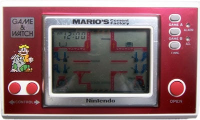 Mario's Cement Factory G&W Handheld