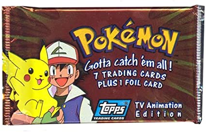 Pokemon Topps Card Packet