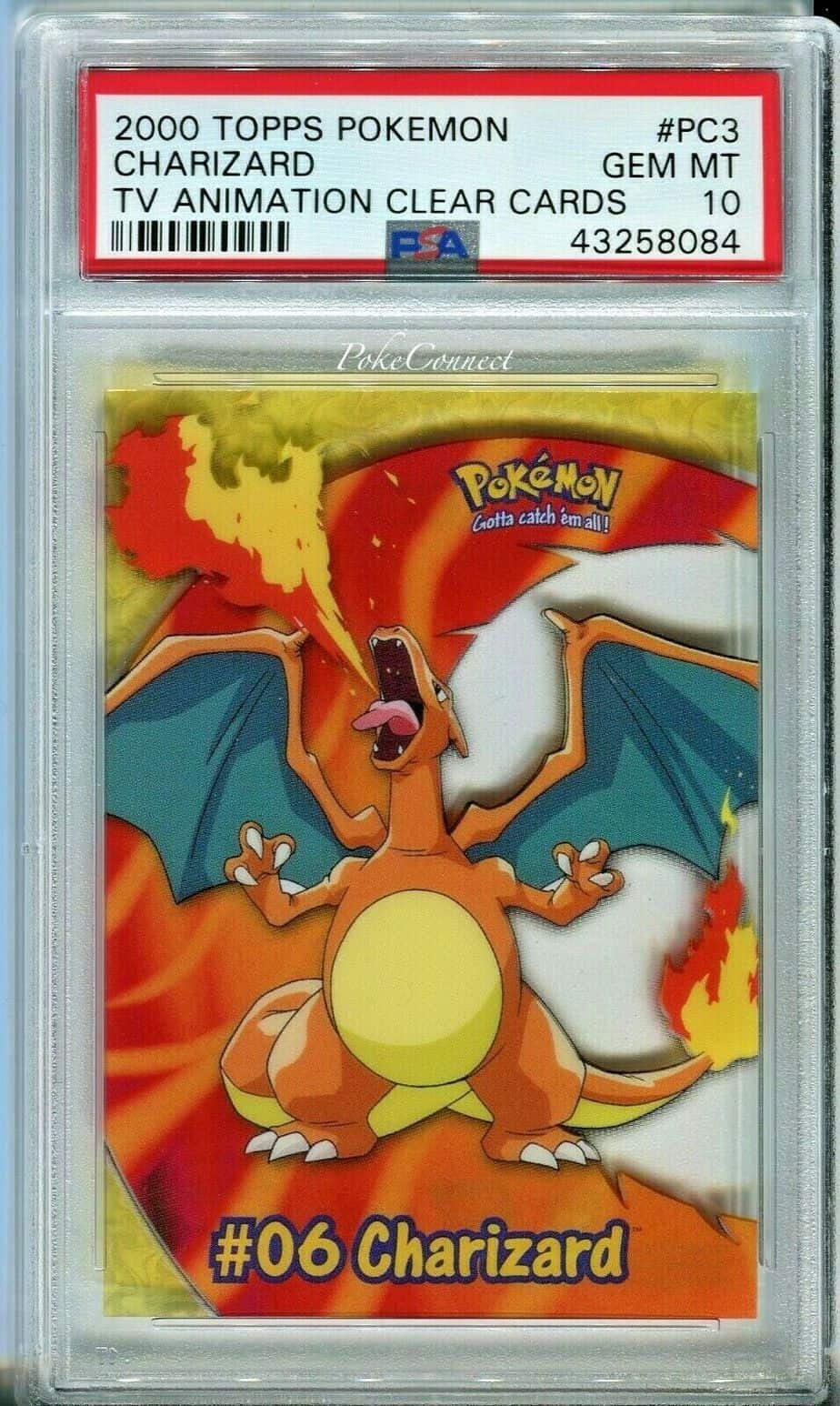 Rare Pokemon Topps Cards - Charizard