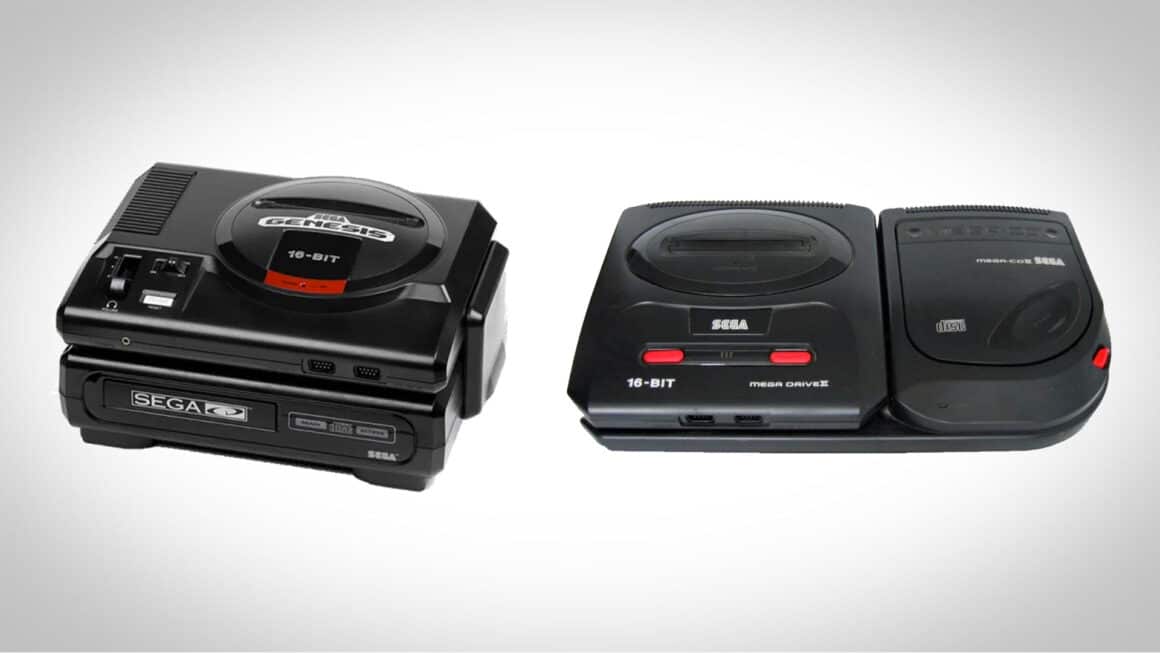 Mega Drive/Genesis consoles with the Sega CD add-on