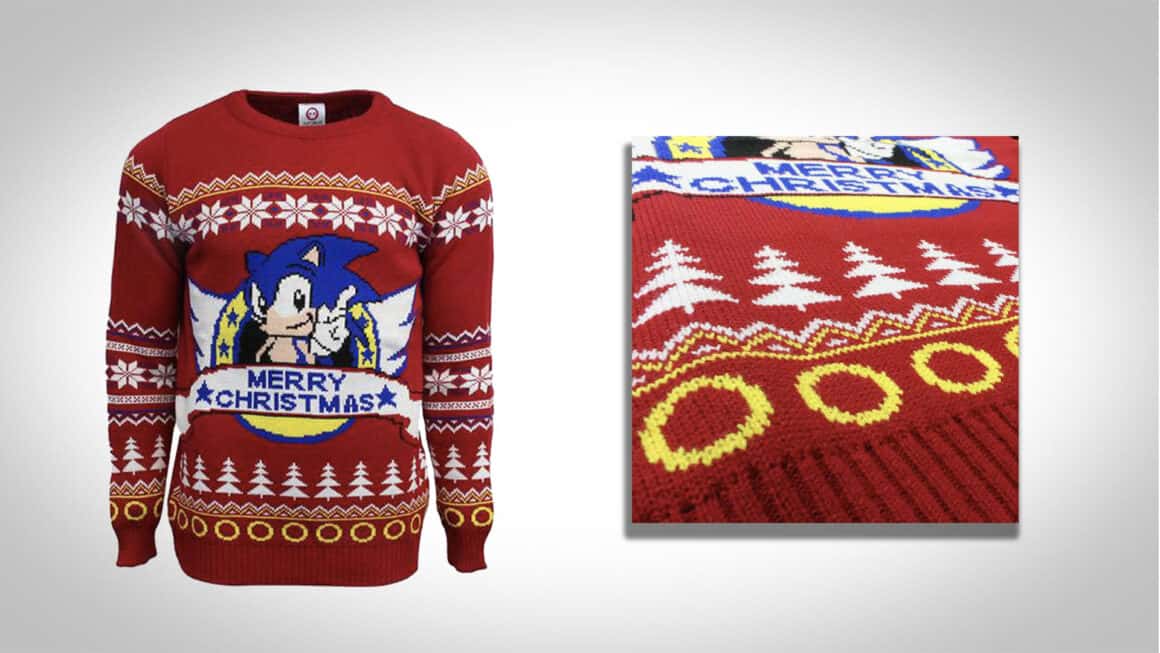 Best Gaming Gifts - Sonic Christmas Jumper
