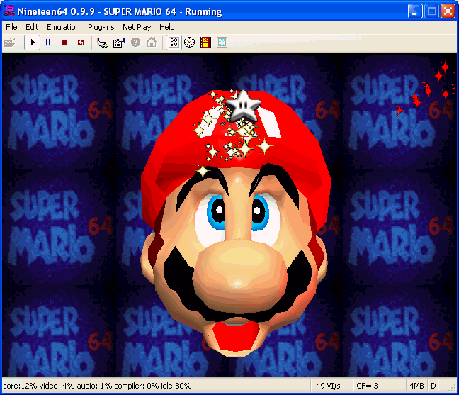 super mario 64 emulator pc glitching out