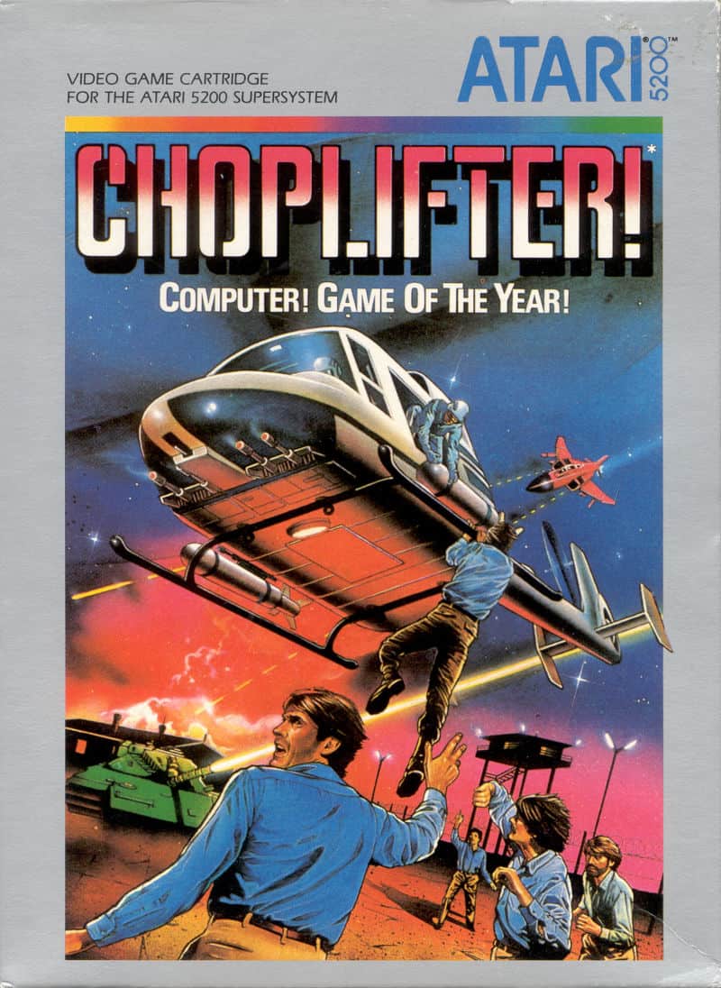 Best Atari 5200 Games - Choplifter