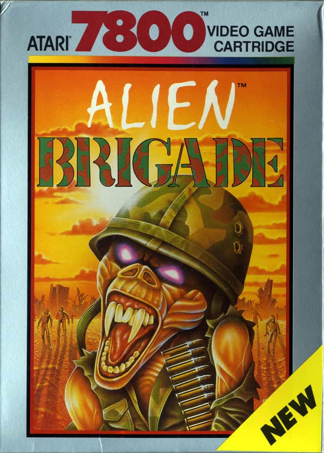 best Atari 7800 games - Alien Brigade front cover
