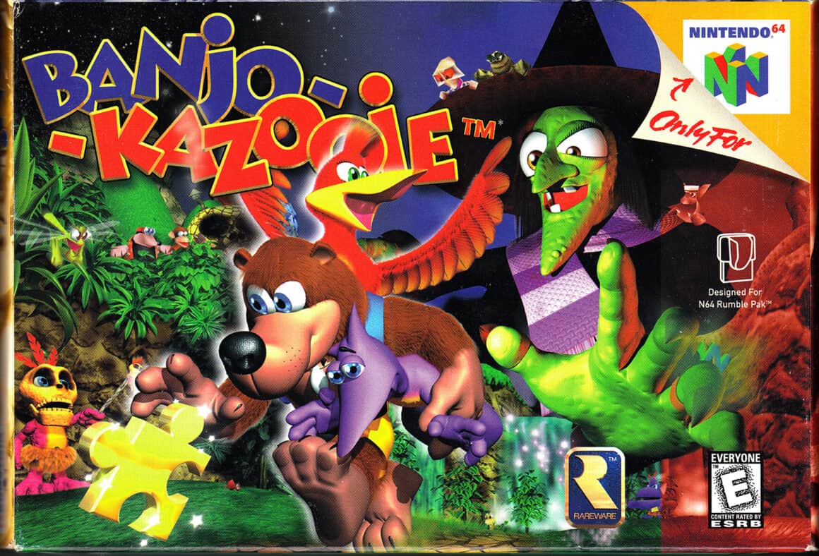 Best 90s Games - Banjo Kazooie N64