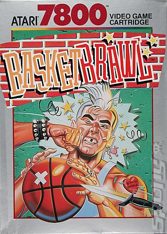 best Atari 7800 games - Basketbrawl front cover