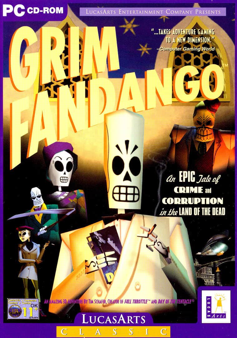Best 90s Games - Grim Fandango PC