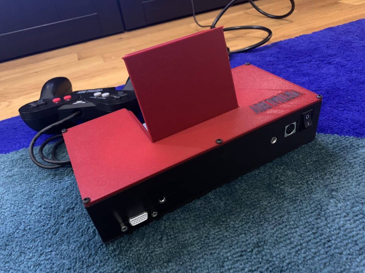Back of the modded Virtual Boy Console by iFixRetro