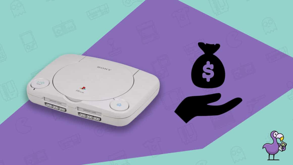 How much is a PS1 worth - smaller PSOne streamlined console image