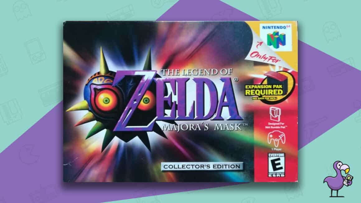 Legend Of Zelda - Majora's Mask game box N64