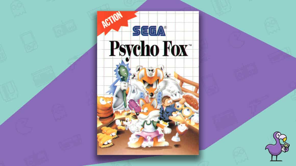 Best Master System Games - Psycho Fox game case