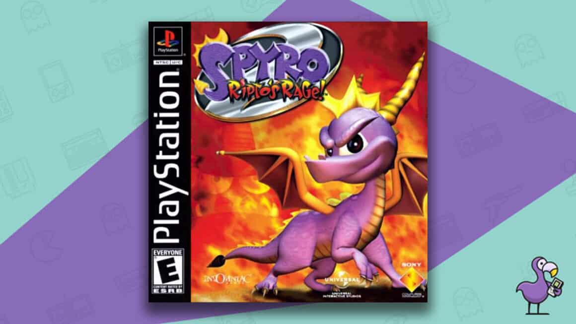 Best Spyro Games - Spyro 2: Ripto's Rage game case