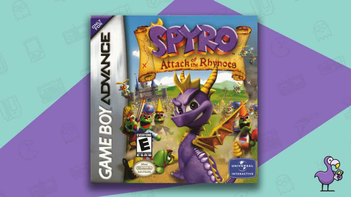 Best Spyro Games - Spyro: Attack of the Rhynocs game case