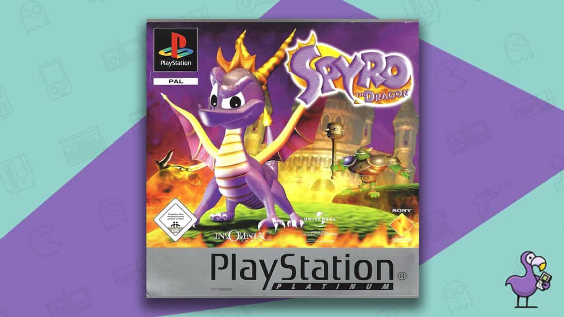 Best Spyro Games - Spyro the Dragon PS1 game case