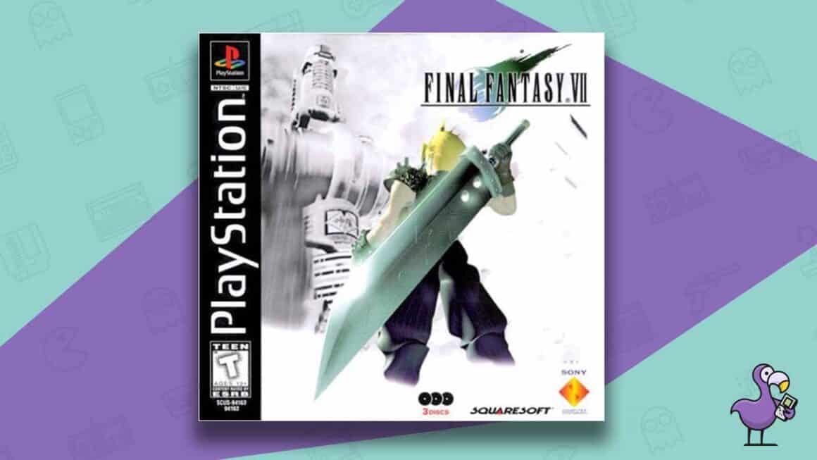 best selling ps1 games - Final Fantasy VII game case cover art