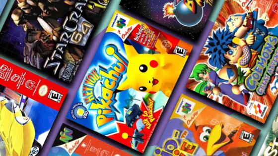 A selection of rare N64 games on the Retro Dodo background