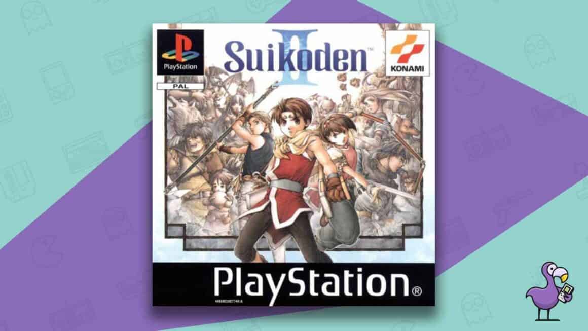 Rare PS1 Games - Suikoden 2 game case cover art