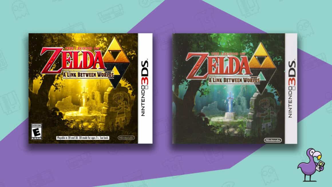Best Zelda Games - A Link Between Worlds Nintendo 3DS game cases