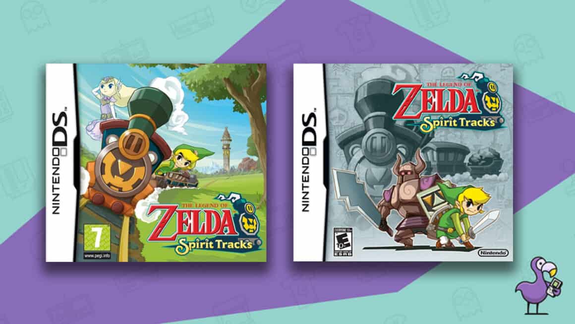 Best Zelda Games - The Legend of Zelda Spirit Tracks Nintendo DS game cases