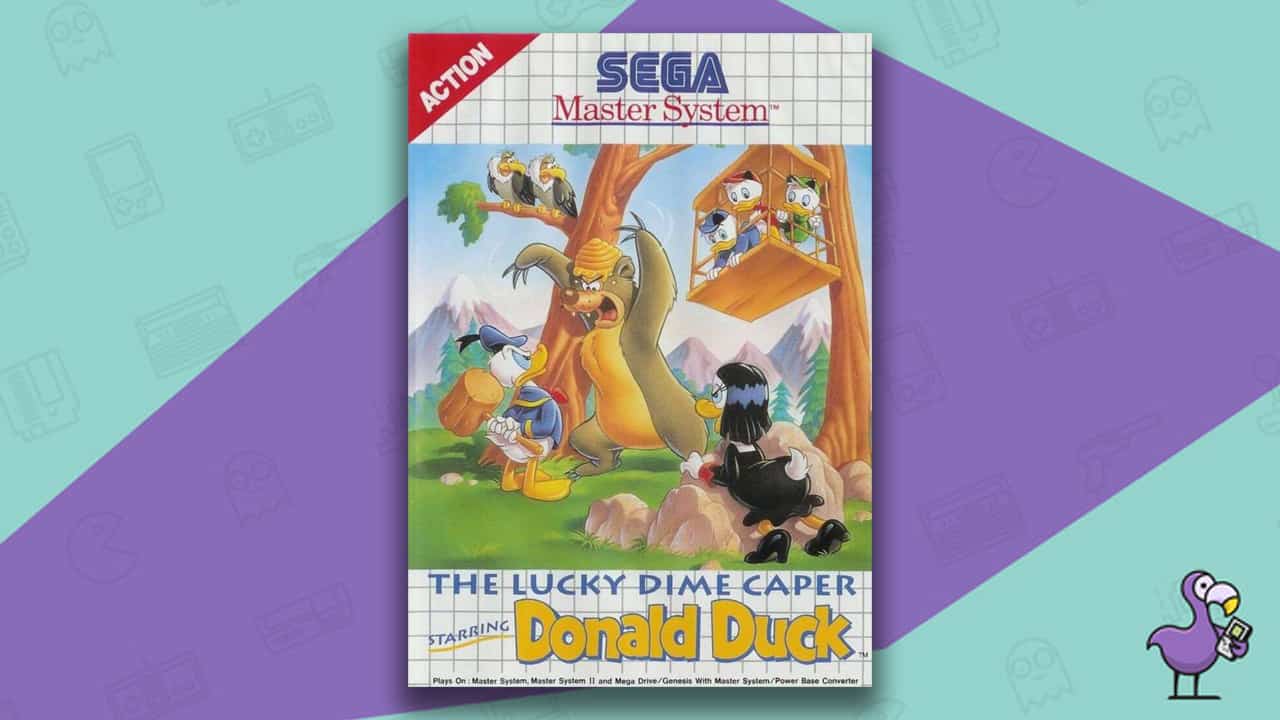 The Lucky Dime Caper Starring Donald Duck game case