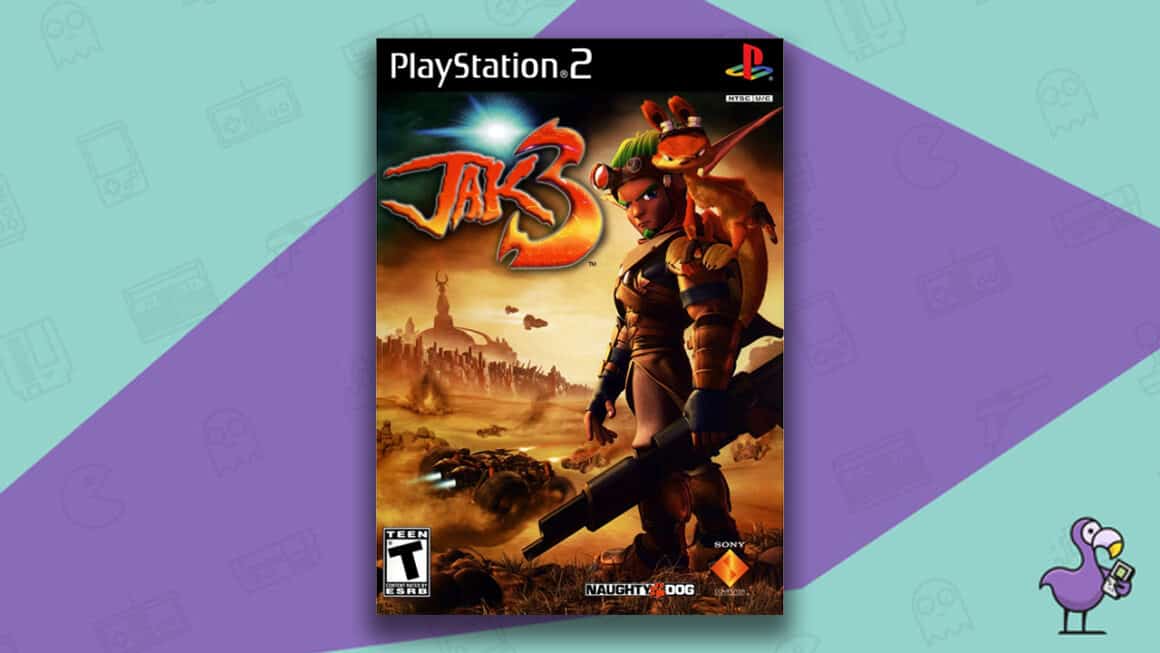 Best Jak and Daxter games - Jak 3 game case cover art PS2