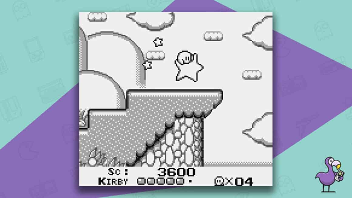 Kirby's Dream Land game boy gameplay