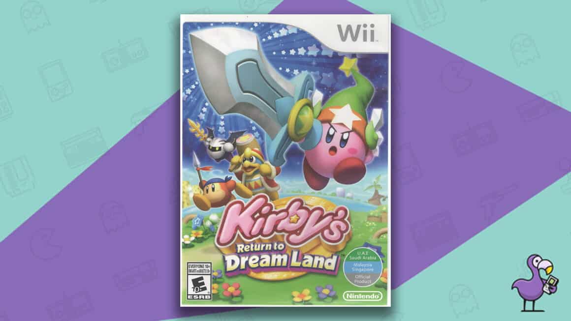 Best Kirby Games - Kirby's Return To Dreamland Game Case Nintendo Wii