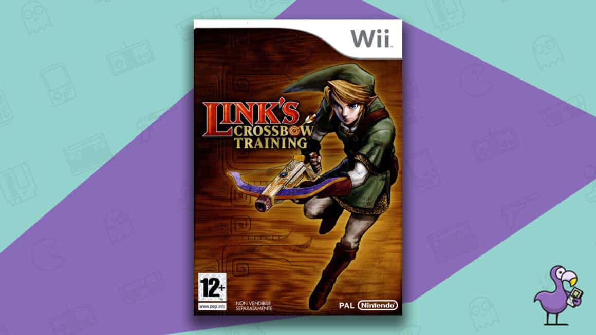 best nintendo Wii light gun games - Link's crossbow training game case cover art