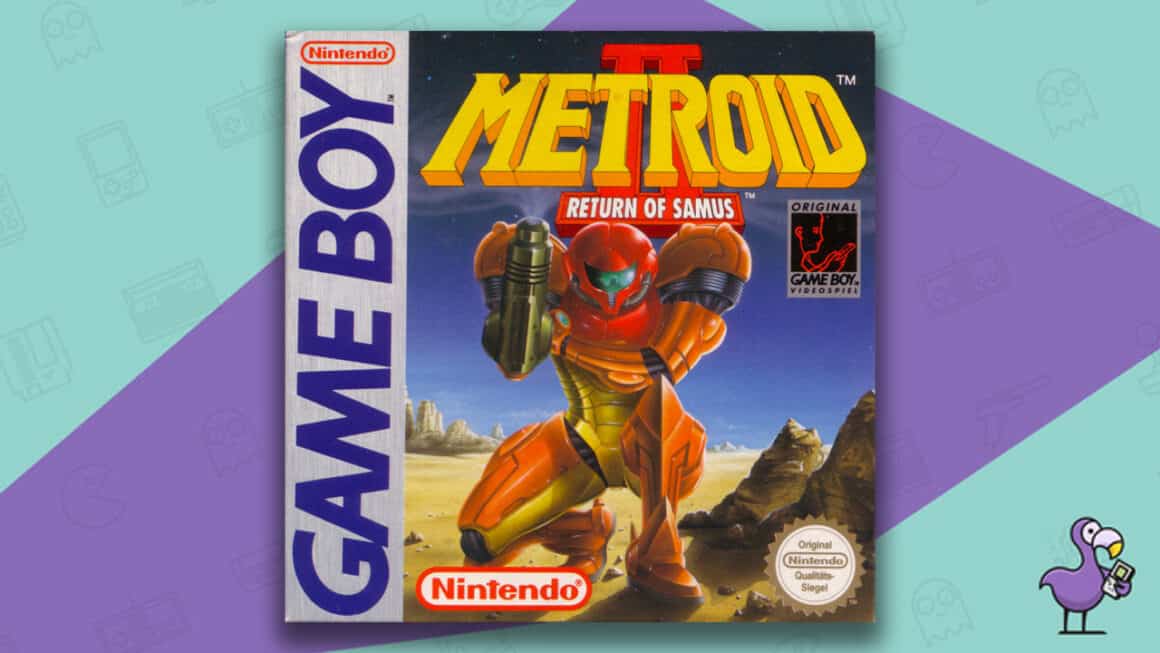 Best Gameboy Games - Metroid II: Return of Samus DMG game box