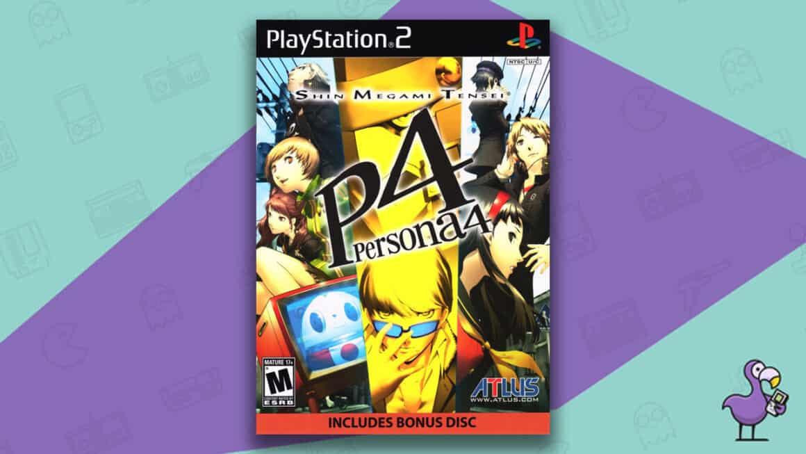 Best PS2 Games - Persona 4 game case cover art