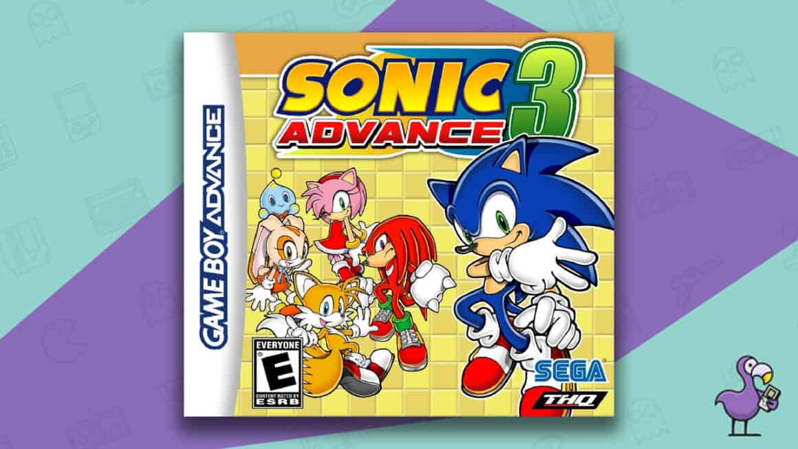 Best Sonic Games - Sonic Advance 3 GBA game case